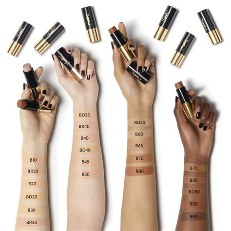 ysl foundation stick 好 用 吗|ysl foundation color guide.